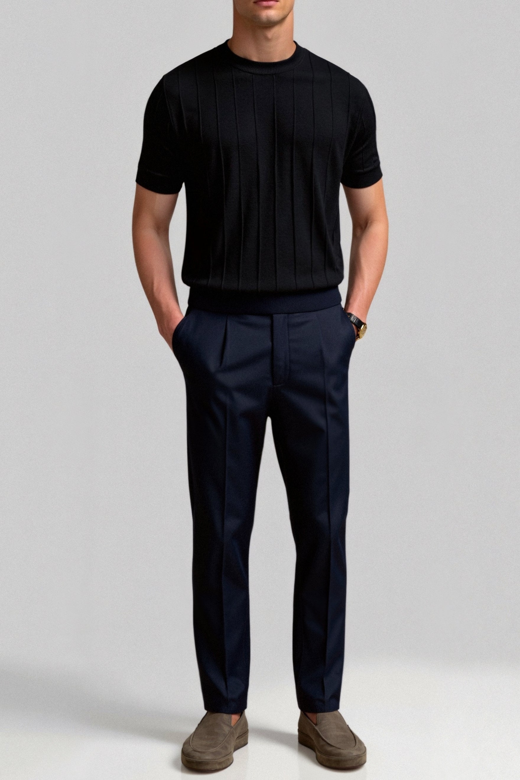 NOBA Classic Heavy Striped T-Shirt