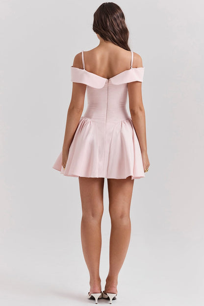 Chloé kurzes Kleid Chloé kurzes Kleid Rosa Chic 